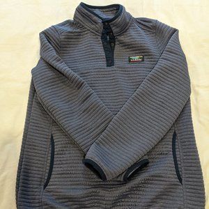 L.L. Bean Airlight Knit Pullover - women's medium, blue